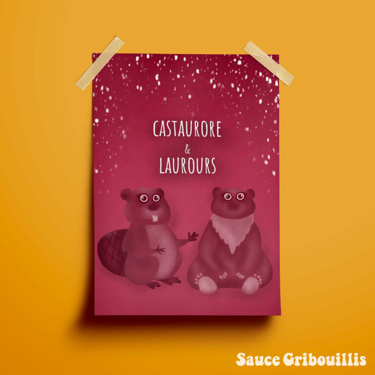 Illustration personnalisée - cadre de famille - Idée de cadeau